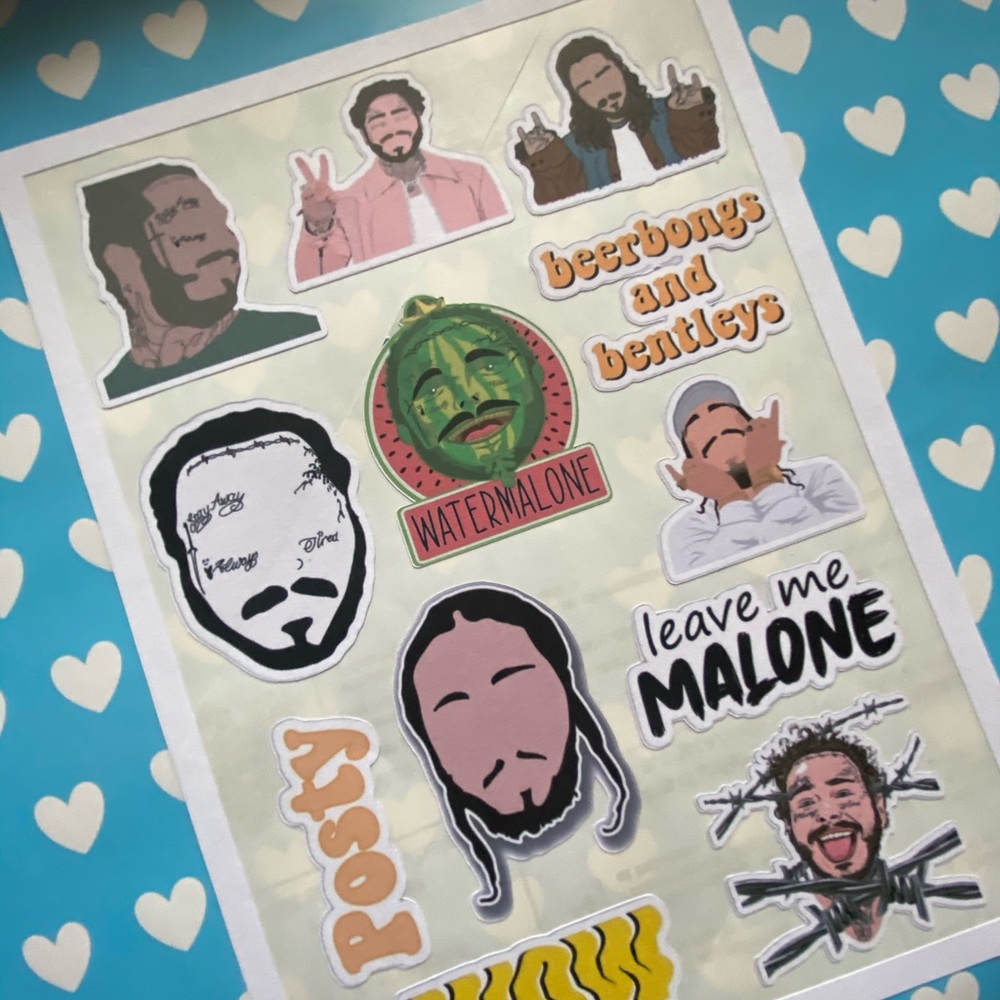 Post Malone Stickers - Picture 6 of 7